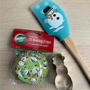 Snowman Baking Set: Williams Sonoma